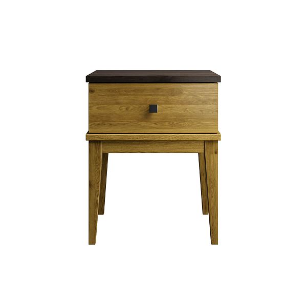 Фото прикроватная тумба в спальню из массива сосны "Бон Вояж" 01 (ФА), 511x641x401, с одним ящиком, антик 24/колониал в стиле кантри в интернет-магазине СиВер