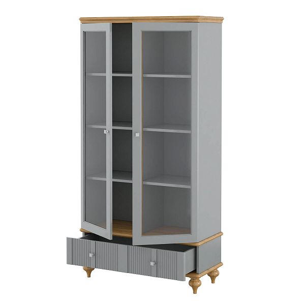 (1.2.2) Шкаф для посуды "Рандеву" 21 (сосна) от интернет-магазина СиВер