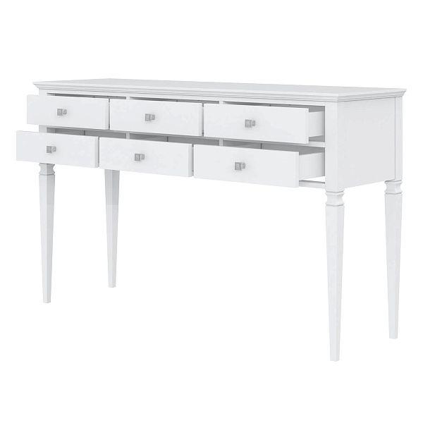 Консоль "Ольса" 06 (белый лак) Образец от интернет-магазина СиВер