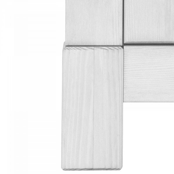 Фото тумба ТВ в гостиную или в спальню из массива сосны Рауна 150 цвет белый воск УКВ размеры 149х60х42 в стиле кантри в интернет-магазине СиВер