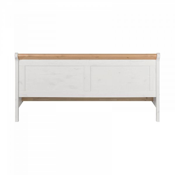 Изображение пример очень широкая двуспальная кровать 180 см коллекции Мальта 180 без ящиков из массива сосны в интернет-магазине СиВер