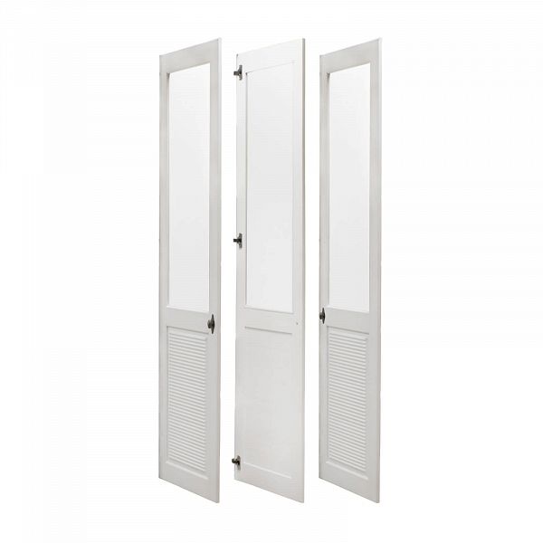 Фото цена комплект дверей к стеллажу "Рауна" 20 (цвет белый воск УКВ) из массива сосны размеры 42х190х2 3 штуки в интернет-магазине Сивер