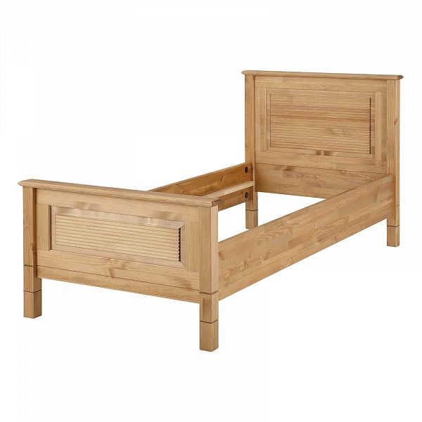 (1.2.3) Кровать "Рауна" 090x200 (бейц/масло)  от интернет-магазина СиВер