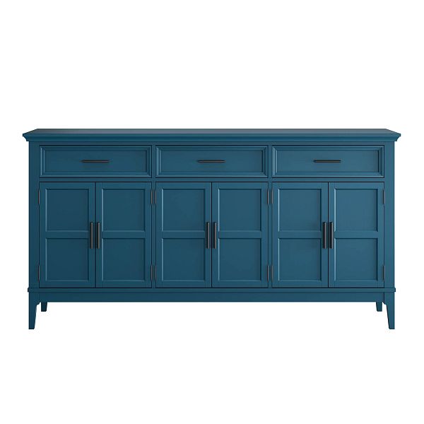 Фото тумба «Квадро-С» 063Ф, цвет белый лак, белый лак-антик 24, серый 7042/антик 24, размер 1801x948x420 из массива сосны в интернет-магазине СиВер