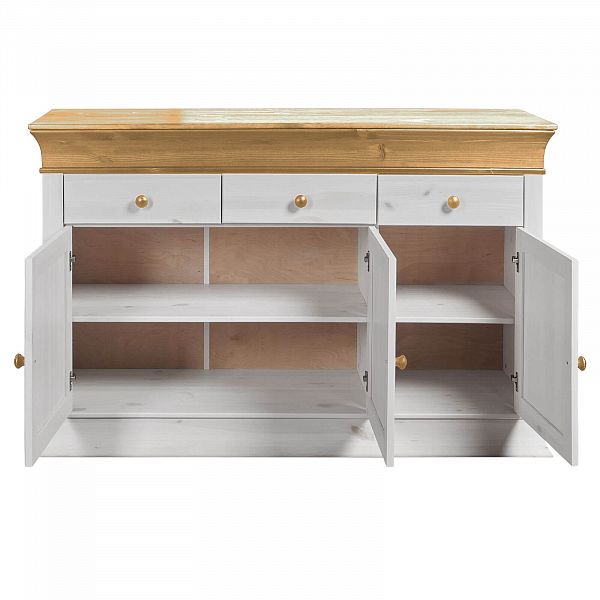 Фото комода коллекции Бостон (НББ) размеры 140х88х43 (см.) из массива сосны в интернет-магазине СиВер