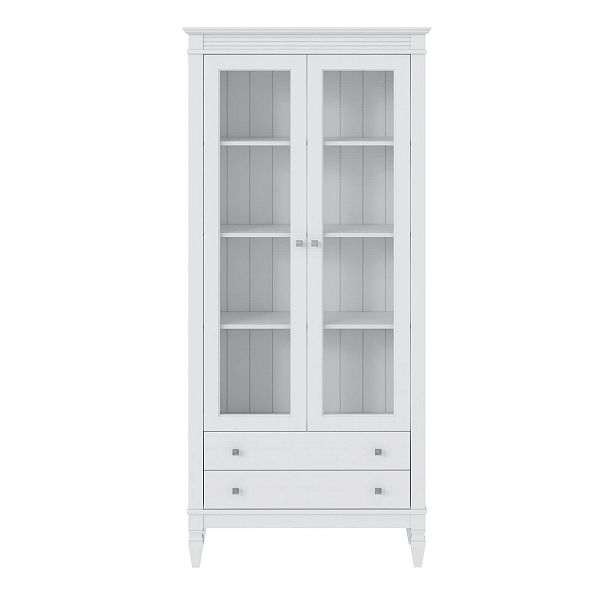 Фото стеллаж из массива сосны в гостиную в стиле лофт или скандинавском стиле коллекция Ольса цвет белый лак, белый лак/антик 24, серый 7042, серый 7042/антик 24, дерево размеры 93х202х38 в интернет-магазине СиВер