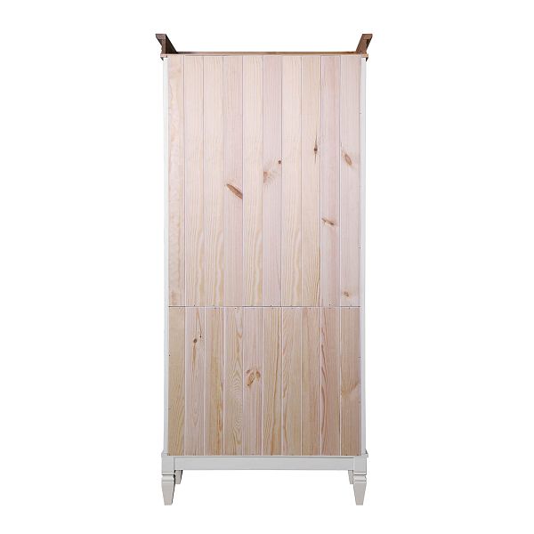 Фото стеллаж из массива сосны в гостиную в стиле лофт или скандинавском стиле коллекция Ольса цвет белый лак, белый лак/антик 24, серый 7042, серый 7042/антик 24, светлый дерево размеры 93х202х38 в интернет-магазине СиВер