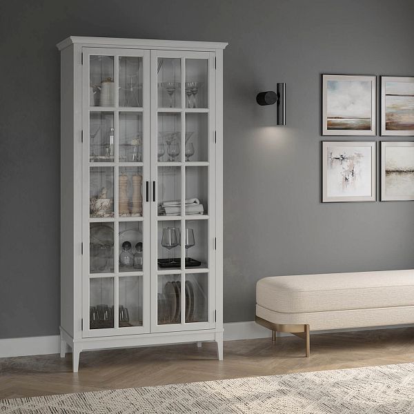 Фото «Квадро-С» 200-195 из массива сосны. Цвет белый лак, белый лак-антик 24, серый 7042-антик 24, идеально для стиля сканди, минимал, лофт. С доставкой по России. Материал - массив сосны, размер - 999х1996х420 мм. в интернет-магазине СиВер