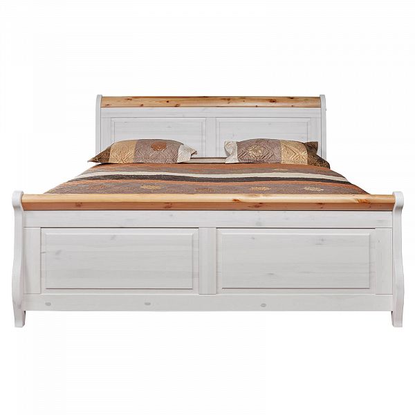 Изображение кровать белорусская мебель ММЦ коллекция Мальта М-180 без ящиков из натурального дерева массива сосны цвета антик, белый воск, колониал и серый в скандинавском стиле Изображение кровать с доставкой белорусская мебель ММЦ коллекция Мальта М-180 без ящиков из натурального дерева массива сосны цвета антик, белый воск, колониал и серый