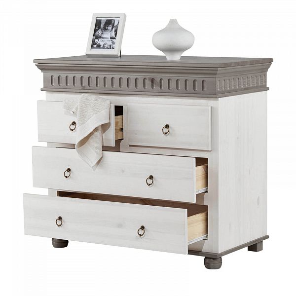 Изображение пример комод на ножках из натурального дерева массива сосны скандинавский стиль классика коллекции Хельсинки Фото пример комод на ножках скандинавский стиль классика коллекции Хельсинки от интернет-магазина СиВер с доставкой