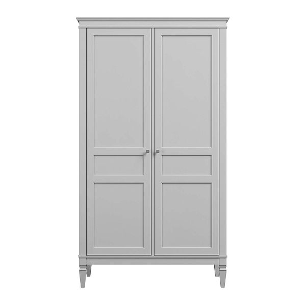 Изображение каталог шкаф для одежды на ножках в гостиную или в спальню из массива сосны "Ольса-С" 02 двухдверный 1183x2089x597 в стиле кантри в интернет-магазине СиВер