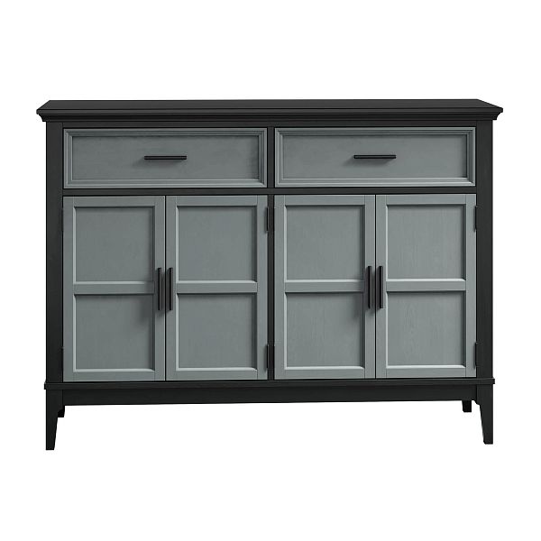 Фото тумба «Квадро-С» 42, цвет белый лак, белый лак-антик 24, серый 7042/антик 24, размер 1384x1012x420 из массива сосны в интернет-магазине СиВер