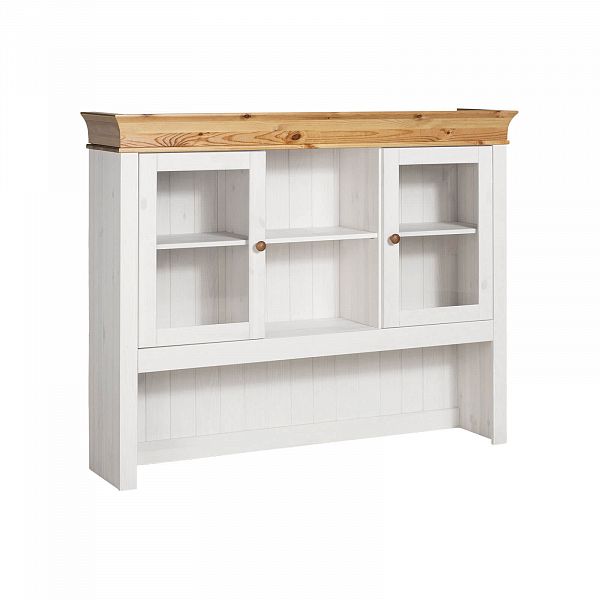 Изображение буфет "Бостон" 140х195х45 (см.) из натурального массива сосны для спальни в интернет-магазине СиВер