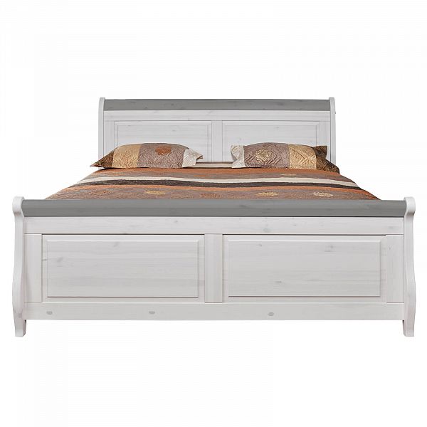 Фото пример кровать широкая с ящиками скандинавский стиль для элитного загородного дома или современной квартиры коллекций Мальта М-180 с ящиками из массива сосны цвета антик, белый воск, колониал и серый с доставкой Фото пример кровать широкая с ящиками скандинавский стиль коллекций Мальта М-180 с ящиками из натурального дерева массива сосны цвета антик, белый воск, колониал и серый с доставкой