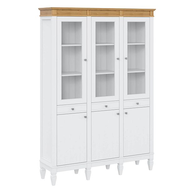 Фото пример широкий стеллаж с квадратными полками из массива сосны в гостиную в стиле лофт или скандинавский коллекция Ольса цвет белый лак, белый лак/антик 24, серый 7042, серый 7042/антик 24, светлый, дерево размеры 143х202х38 в интернет-магазине СиВер