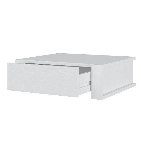 Фото ящика встраиваемого "Ольса" к шкафам "Квадро-С" 545x144x529 в цвете белый лак, антик 24, серый 7042 от интернет-магазина СиВер