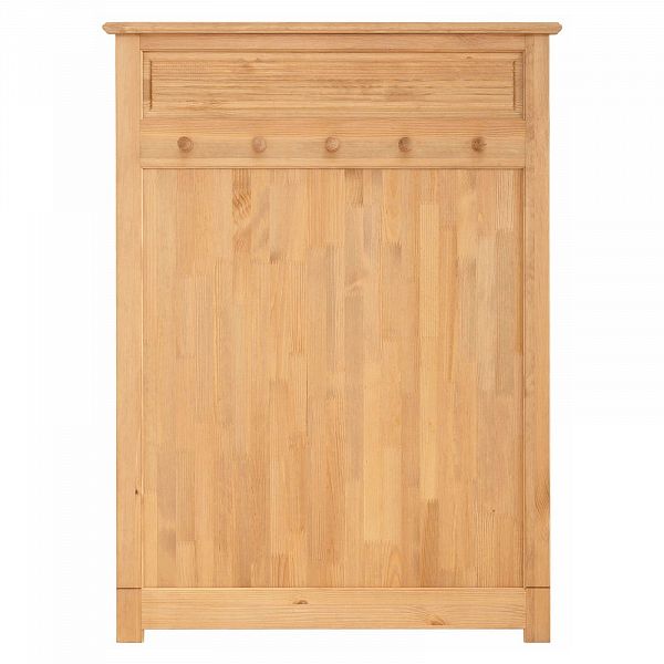 Фото Вешалка настенная из массива сосны коллекция РАУНА - размеры 135х100 цвет бейц масло от интернет-магазина СиВер