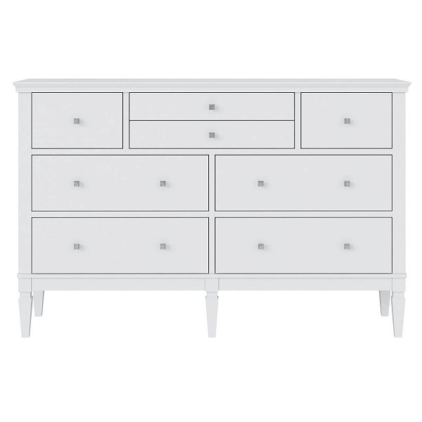 (3.2.1) Комод "Ольса" 224 (белый лак) от интернет-магазина СиВер