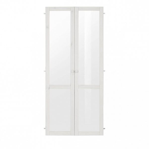 Фото пример белые двери к стеллажу для элитного загородного дома или в небольшую квартиру коллекции Бостон в скандинавском стиле размеры 1000 см