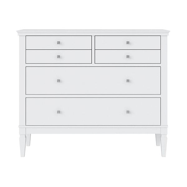 (3.1.1) Комод "Ольса" 042 (белый лак) от интернет-магазина СиВер