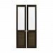 Фото цена комплект дверей к стеллажу "Рауна" 20 (цвет темный колониал) из массива сосны размеры 42х190х2