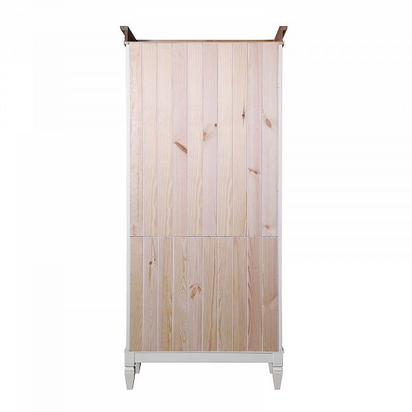 Фото стеллаж из массива сосны в гостиную в стиле лофт или скандинавском стиле коллекция Ольса цвет белый лак, белый лак/антик 24, серый 7042, серый 7042/антик 24, светлый дерево размеры 93х202х38 в интернет-магазине СиВер