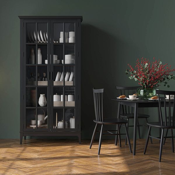 Фото «Квадро-С» 200-195 из массива сосны. Цвет белый лак, белый лак-антик 24, серый 7042-антик 24, идеально для стиля сканди, минимал, лофт. С доставкой по России. Материал - массив сосны, размер - 999х1996х420 мм. в интернет-магазине СиВер