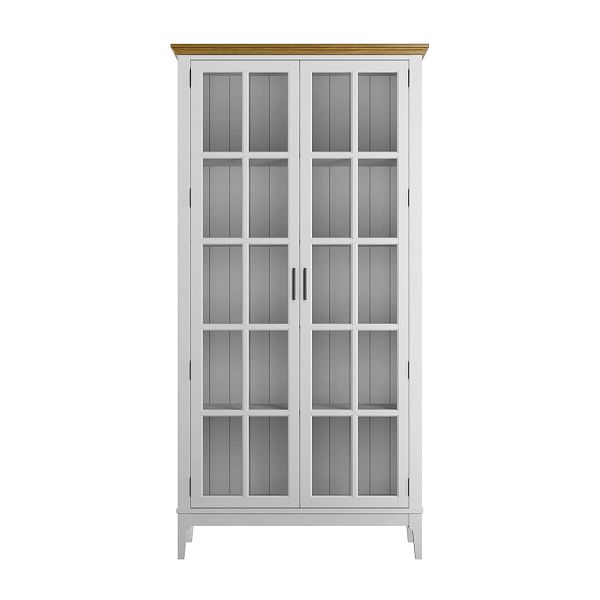 Фото «Квадро-С» 200-195 из массива сосны. Цвет белый лак, белый лак-антик 24, серый 7042-антик 24, идеально для стиля сканди, минимал, лофт. С доставкой по России. Материал - массив сосны, размер - 999х1996х420 мм. в интернет-магазине СиВер