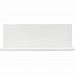 Фото Белая полка настенная для скандинавского интерьера в светлых тонах коллекция Елена размеры 130 128x35x25, цвет белый воск, из массива сосны