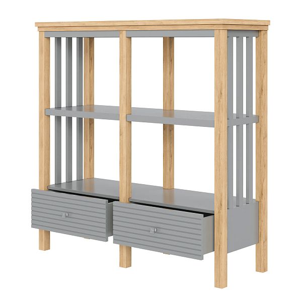 (1.6.1) Стеллаж «Вояж» 02-120 РЯ от интернет-магазина мебели из массива сосны