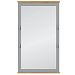 Фото зеркала настенного коллекция Рандеву - размеры 970х1642 мм, цвет белый лак-антик 24, серый 7042-антик 24, от интернет-магазина СиВер