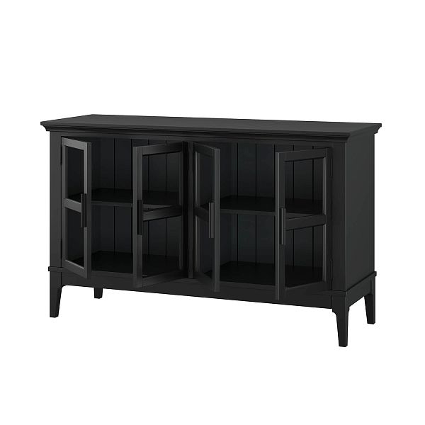 Фото каталог тумба ТВ в гостиную или в спальню из массива сосны "Квадро-С" 40 цвет белый лак, белый лак-антик 24, серый 7042-антик 24, светлый, размеры 1248х765х420 в классическом стиле в интернет-магазине СиВер