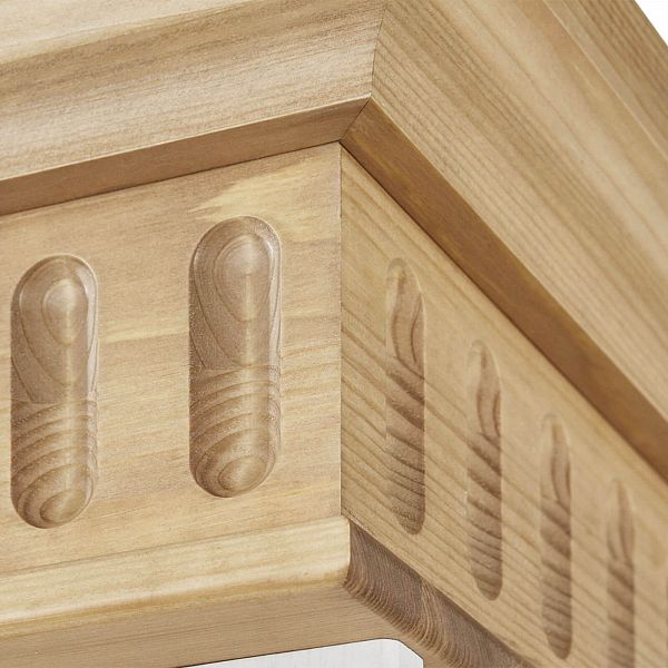 Фото стеллаж в скандинавском стиле в элитный загородный дом или небольшую квартиру коллекции Хельсинки 01 размеры 69x199x43 (антик, белый воск, колониал, серый) из натурального массива дерева сосны с доставкой