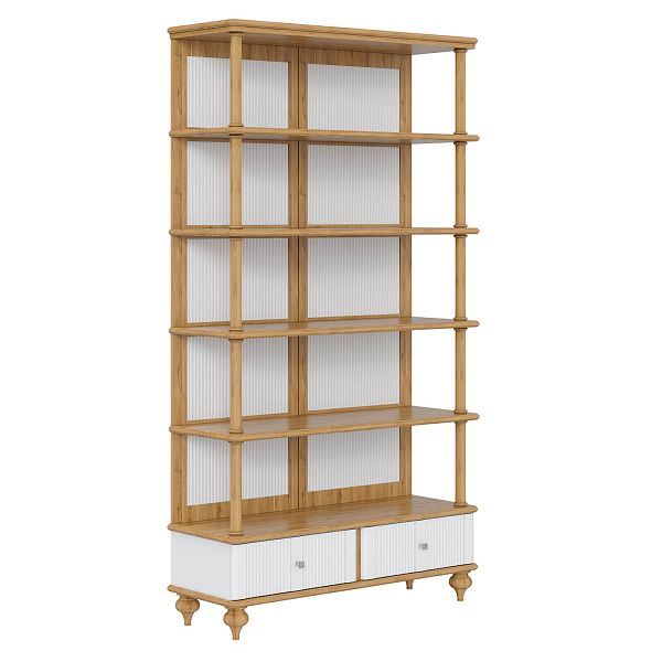 (5.1.1) Шкаф книжный «Рандеву» 110 (202) от интернет-магазина мебели из массива сосны и МДФ