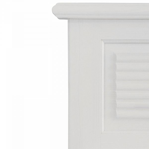 Изображение в интерьере Фото Вешалка настенная в коридор коллекция РАУНА из массива сосны - размеры 85х200х18 белого цвета от интернет-магазина СиВер