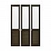 Изображение комплект дверей к стеллажу "Рауна" 20 (цвет колониал темный) из массива сосны размеры 42х190х2 3 штуки в интернет-магазине Сивер
