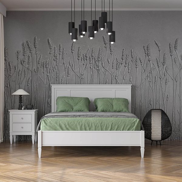 Кровать "Ольса-С" 160 из массива сосны производство Белоруссия, доставка по Москве и России, купить в интернет-магазине СиВер