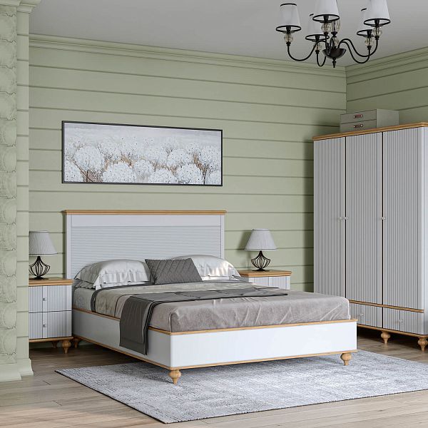 (1.2.3) Кровать "Рандеву" 180 (сосна) от интернет-магазина СиВер