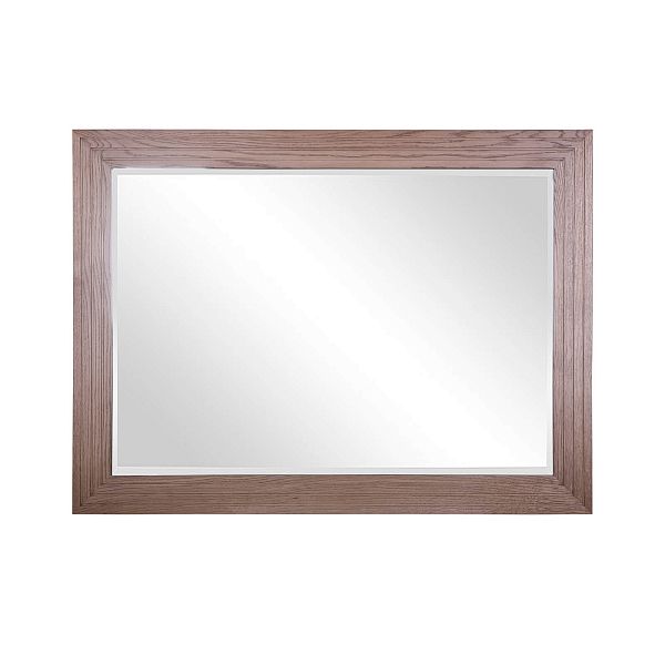 Изображение Фото зеркало в деревянной раме коллекции Фокстрот в спальню, коридор, прихожую или гостиную из массива дуба размеры 1100х800х20 цвет дуб натуральный