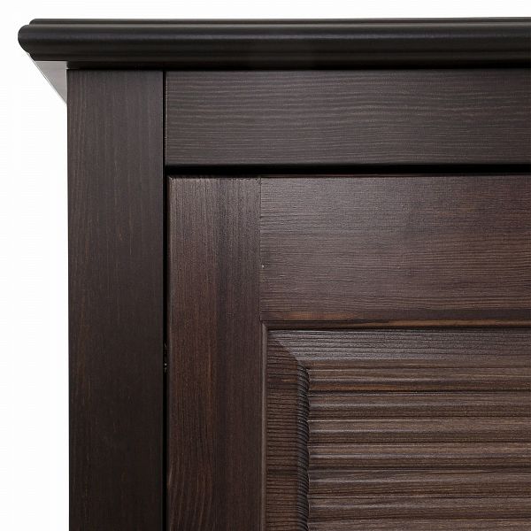 Картинка комод на ножках 4 ящиками и 2 дверцами из массива сосны коллекция Рауна темный цвет колониал размеры 149х84х37 купить в интернет-магазине Сивер