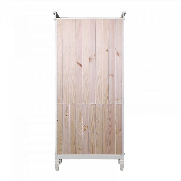 Фото стеллаж из массива сосны в гостиную в стиле лофт или скандинавском стиле коллекция Ольса цвет белый лак, белый лак/антик 24, серый 7042, серый 7042/антик 24, светлый дерево размеры 93х202х38 в интернет-магазине СиВер