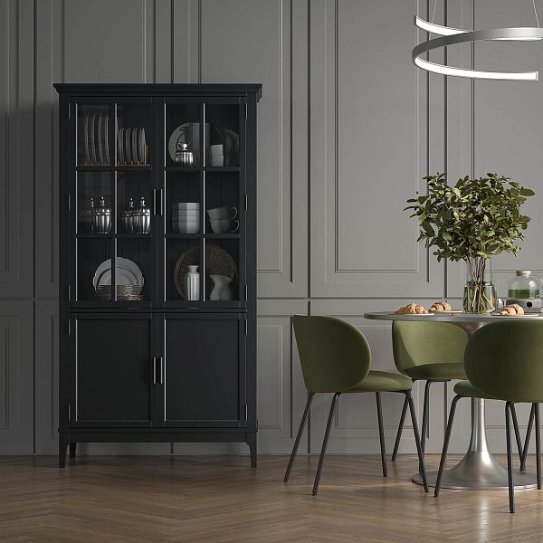 Фото «Квадро-С» 22-185 из массива сосны. Цвет белый лак, белый лак-антик 24, серый 7042-антик 24, идеально для стиля сканди, минимал, лофт. С доставкой по России. Материал - массив сосны, размер - 999х1846х420 мм. в интернет-магазине СиВер