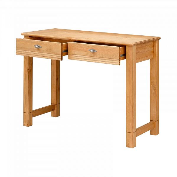 Фото стол туалетный из массива сосны Рауна размеры 114х82х48 см цвет бейц/масло, дерево, в стиле кантри купить в интернет-магазине СиВер