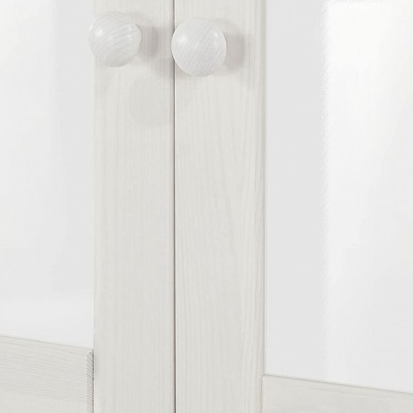 Двери к стеллажу «Бостон» 1000, цвет белый, размеры 38х178,5х2 см