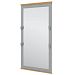 Фото зеркала настенного коллекция Рандеву - размеры 970х1642 мм, цвет белый лак-антик 24, серый 7042-антик 24, от интернет-магазина СиВер