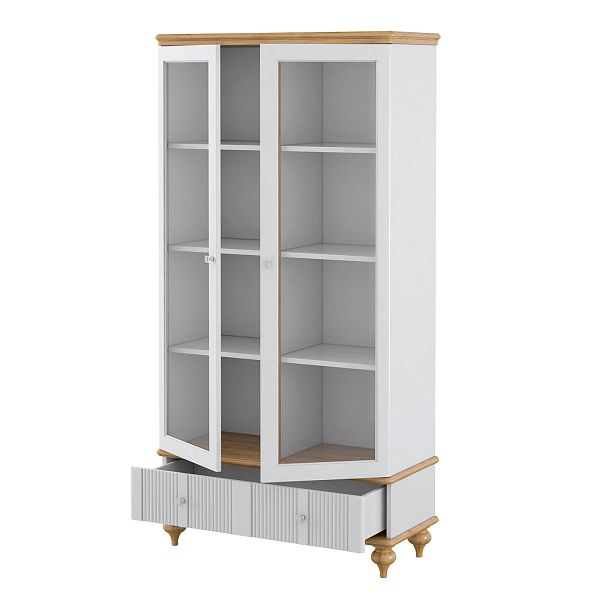 (1.2.2) Шкаф для посуды "Рандеву" 21 (сосна) от интернет-магазина СиВер