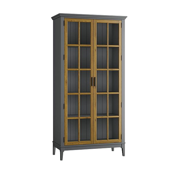 Фото «Квадро-С» 200-195 из массива сосны. Цвет белый лак, белый лак-антик 24, серый 7042-антик 24, идеально для стиля сканди, минимал, лофт. С доставкой по России. Материал - массив сосны, размер - 999х1996х420 мм. в интернет-магазине СиВер