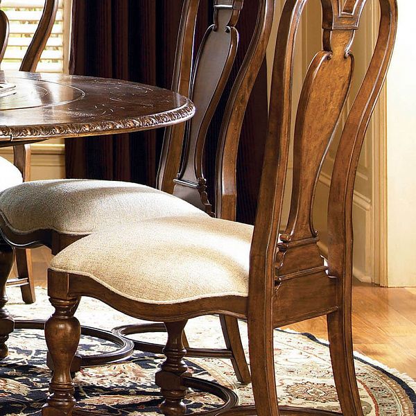 Фото пример в интерьере в стиле бохо стулья орехового цвета коллекции "Bolero" (016634) размеры 56х114х61 см от интернет-магазина СиВер