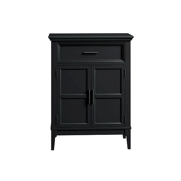 Фото тумба «Квадро-С» 21, цвет белый лак, белый лак-антик 24, серый 7042/антик 24, размер 757x1012x420 из массива сосны в интернет-магазине СиВер