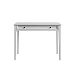 Изображение рабочий стол письменный в детскую или кабинет в стиле лофт или скандинавском стиле классика коллекции "Квадро-С" 01 размеры 994х760х590 мм (цвет белый лак, белый лак/антик 24, серый 7042, серый 7042/антик 24) для ребенка или подростка